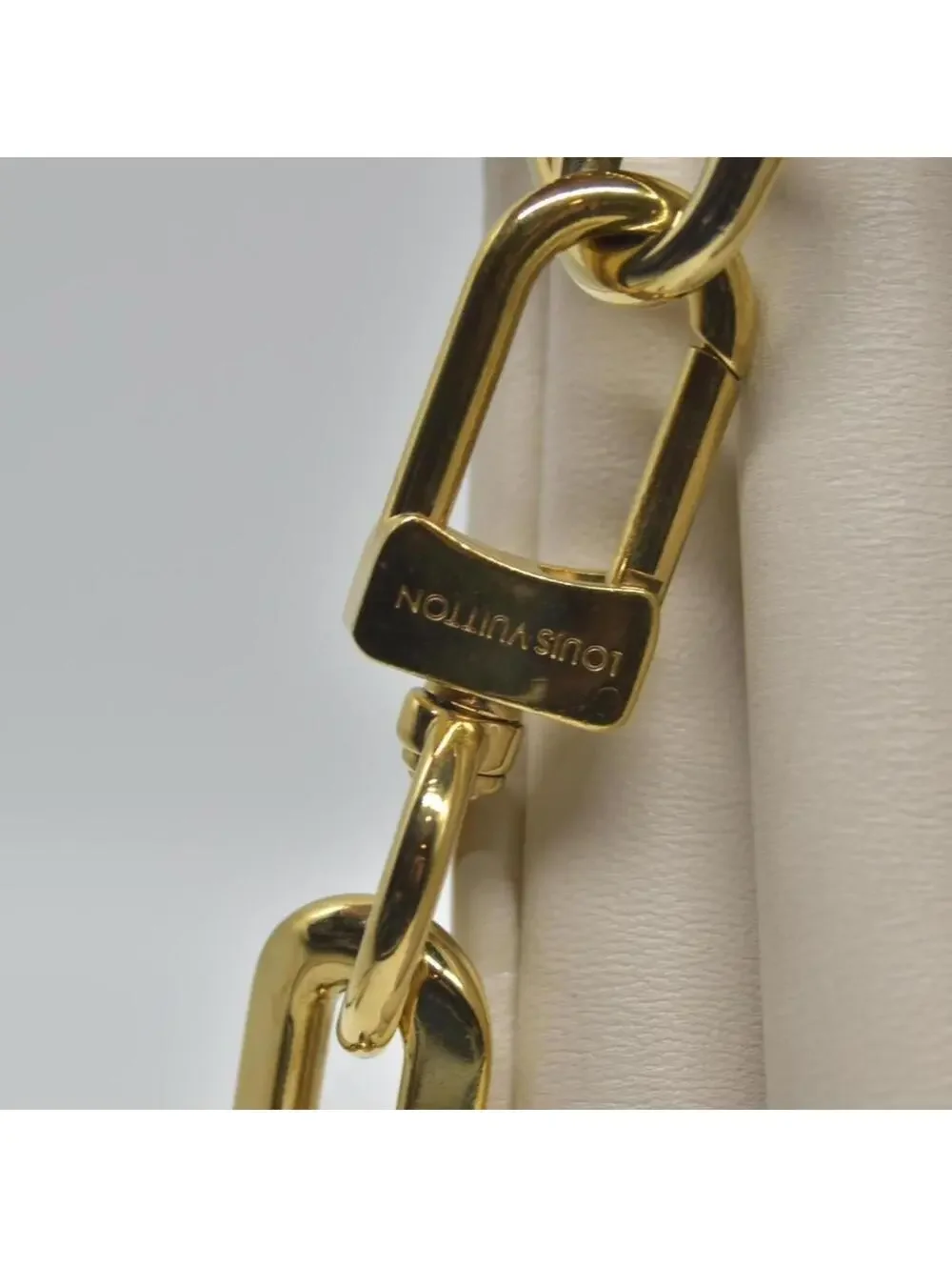 $4950 Louis Vuitton Lambskin Embossed Monogram Coussin PM